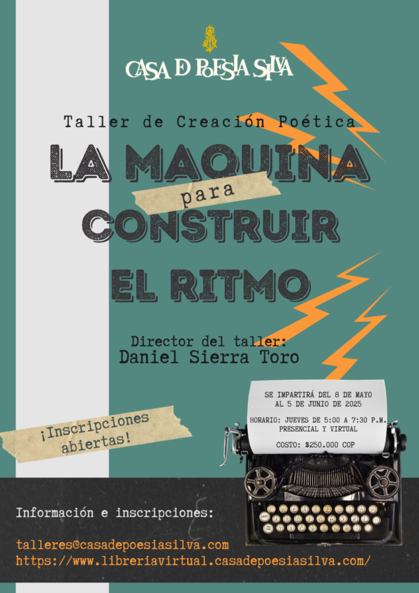 Taller de creación poética: La Máquina para construir el ritmo